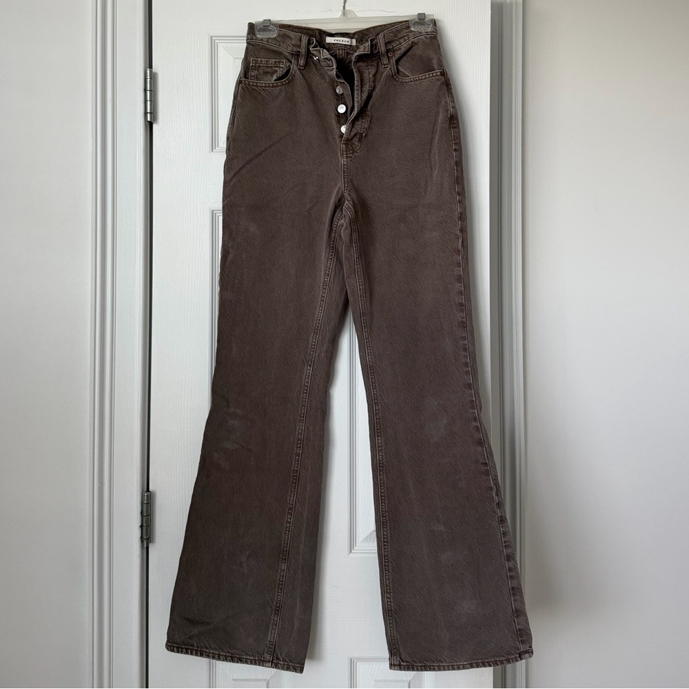 Women's PacSun High-Rise Bootcut Jeans in Brown